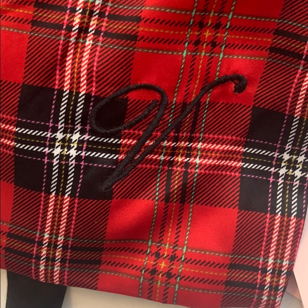 Victoria’s Secret Signature Plaid Satin Slippers - Picture 6 of 12